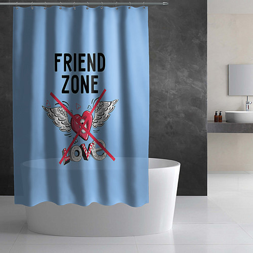 Шторка для ванной Friendzone / 3D-принт – фото 2