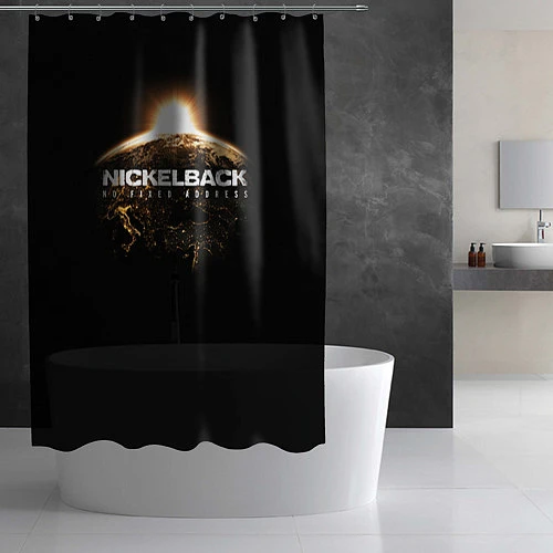 Шторка для ванной Nickelback: No fixed address / 3D-принт – фото 2