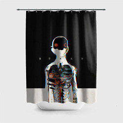 Шторка для душа Three Days Grace: Skeleton, цвет: 3D-принт