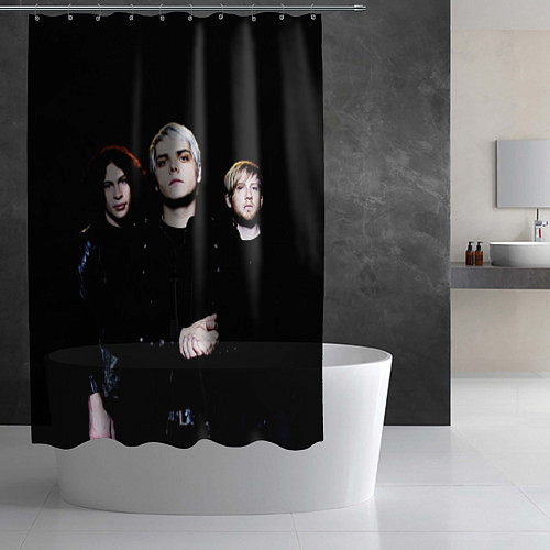 Шторка для ванной My Chemical Romance / 3D-принт – фото 2