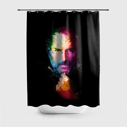 Шторка для душа Стив Джобс, цвет: 3D-принт
