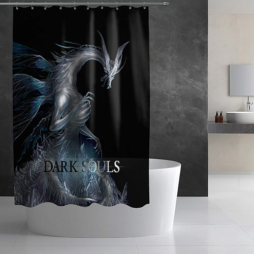 Шторка для ванной Dark souls Sith dragon / 3D-принт – фото 2
