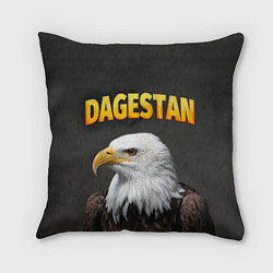 Подушка квадратная Dagestan Eagle, цвет: 3D-принт