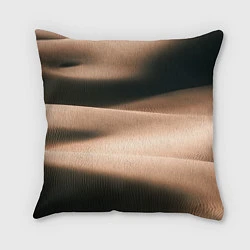 Подушка квадратная Барханы, цвет: 3D-принт