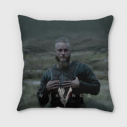 Подушка квадратная Vikings: Ragnarr Lodbrok, цвет: 3D-принт