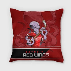Подушка квадратная Detroit Red Wings, цвет: 3D-принт