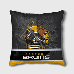 Подушка квадратная Boston Bruins цвета 3D-принт — фото 1