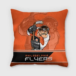 Подушка квадратная Philadelphia Flyers, цвет: 3D-принт