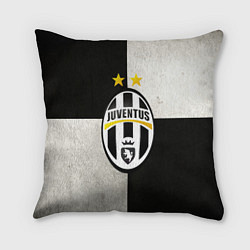 Подушка квадратная Juventus FC, цвет: 3D-принт