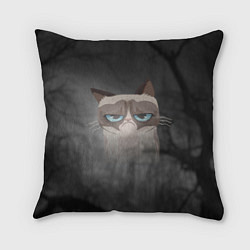 Подушка квадратная Grumpy Cat, цвет: 3D-принт