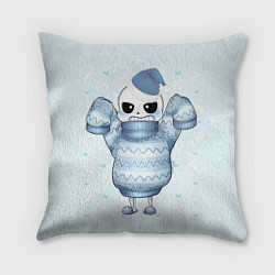Подушка квадратная Santa Sans, цвет: 3D-принт