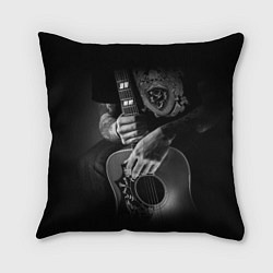 Подушка квадратная Гитарист-рокер, цвет: 3D-принт