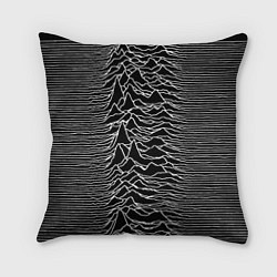 Подушка квадратная Joy Division: Unknown Pleasures, цвет: 3D-принт