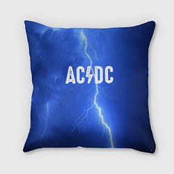 Подушка квадратная AC/DC: Lightning, цвет: 3D-принт