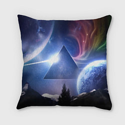 Подушка квадратная Pink Floyd: Space, цвет: 3D-принт