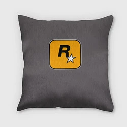 Подушка квадратная GTA VI: Rockstar Games, цвет: 3D-принт