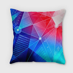 Подушка квадратная Коды, цвет: 3D-принт