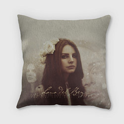 Подушка квадратная Lana Del Rey: Flower, цвет: 3D-принт