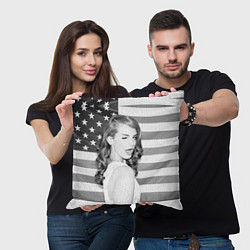 Подушка квадратная American Lana, цвет: 3D-принт — фото 2