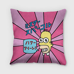 Подушка квадратная Japanesse Homer, цвет: 3D-принт