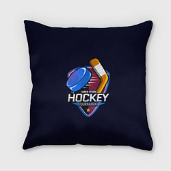 Подушка квадратная Hockey Tournament