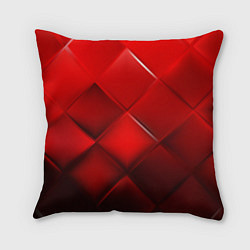 Подушка квадратная Red squares, цвет: 3D-принт