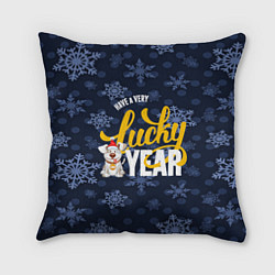 Подушка квадратная Lucky Year, цвет: 3D-принт