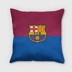 Подушка квадратная Barcelona FC: Duo Color, цвет: 3D-принт