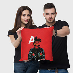 Подушка квадратная The Weeknd: Able, цвет: 3D-принт — фото 2