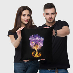 Подушка квадратная Deep Purple: Phoenix Rising, цвет: 3D-принт — фото 2