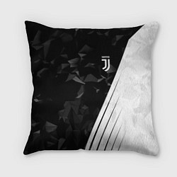 Подушка квадратная FC Juventus: Abstract, цвет: 3D-принт