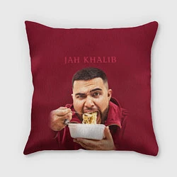 Подушка квадратная Jah Khalib: Eat Wok, цвет: 3D-принт