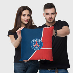 Подушка квадратная FC PSG: France, цвет: 3D-принт — фото 2