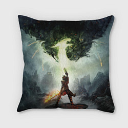 Подушка квадратная Dragon Age: Inquisition, цвет: 3D-принт