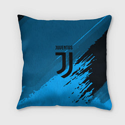 Подушка квадратная FC Juventus: Abstract style, цвет: 3D-принт