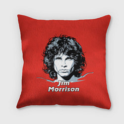 Подушка квадратная Jim Morrison, цвет: 3D-принт