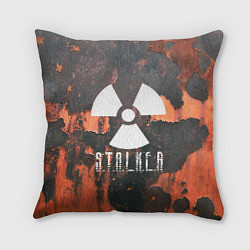 Подушка квадратная S.T.A.L.K.E.R: Orange Toxic, цвет: 3D-принт
