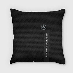Подушка квадратная Mercedes AMG: Sport Line, цвет: 3D-принт