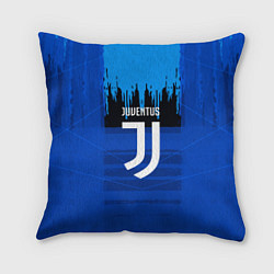 Подушка квадратная FC Juventus: Blue Abstract