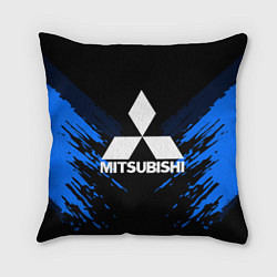 Подушка квадратная Mitsubishi: Blue Anger, цвет: 3D-принт