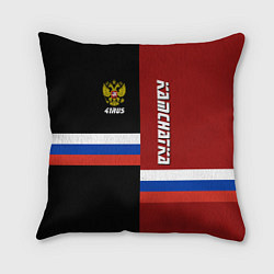 Подушка квадратная Kamchatka, Russia, цвет: 3D-принт