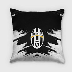 Подушка квадратная FC Juventus, цвет: 3D-принт