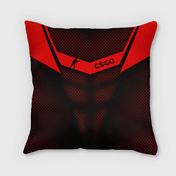 Подушка квадратная CS:GO Red Carbon