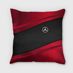 Подушка квадратная Mercedes Benz: Red Sport, цвет: 3D-принт