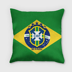 Подушка квадратная CBF Brazil, цвет: 3D-принт