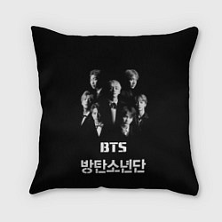 Подушка квадратная BTS Group, цвет: 3D-принт