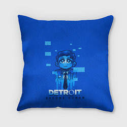 Подушка квадратная Detroit: Become Human, цвет: 3D-принт