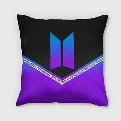 Подушка квадратная BTS: Neon Symbol