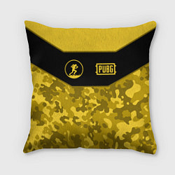 Подушка квадратная PUBG Runner, цвет: 3D-принт