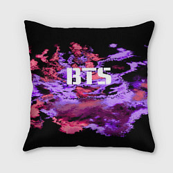 Подушка квадратная BTS: Black & Pink, цвет: 3D-принт